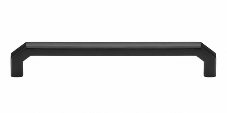 M.Marcus Cabinet Pull Angular Design 192mm CTC Matt Black Rustic Iron