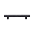 M.Marcus - Black Iron Rustic Cabinet Pull Textured Design 128mm CTC