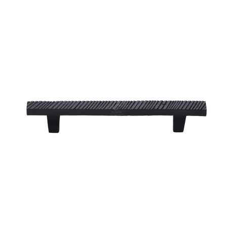 M.Marcus - Black Iron Rustic Cabinet Pull Textured Design 128mm CTC
