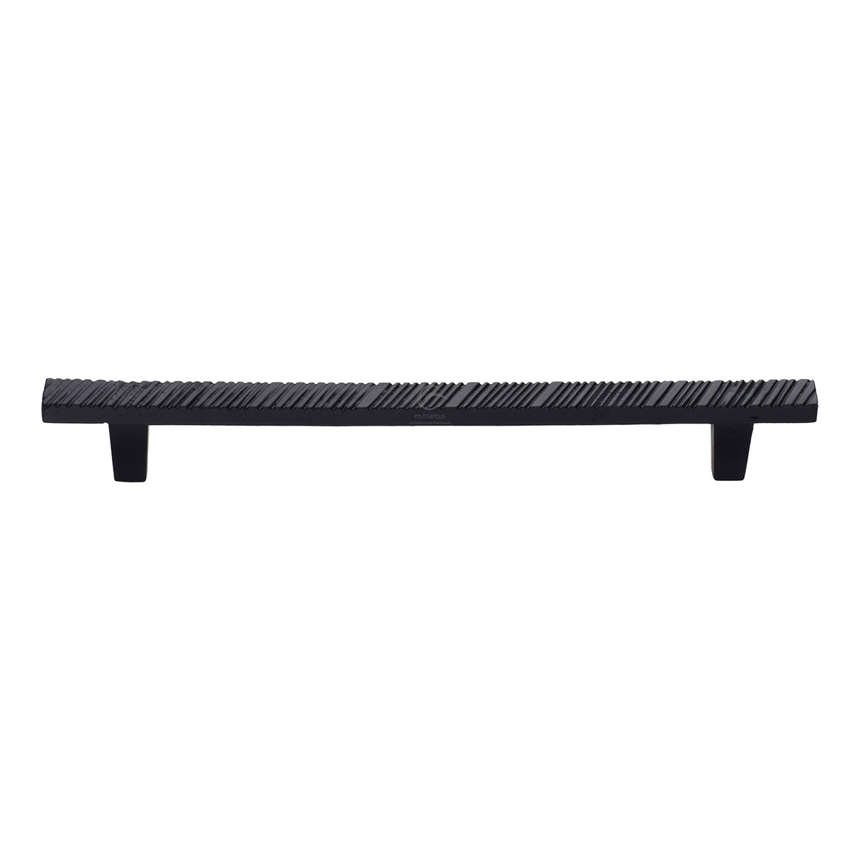 M.Marcus - Black Iron Rustic Cabinet Pull Textured Design 192mm CTC