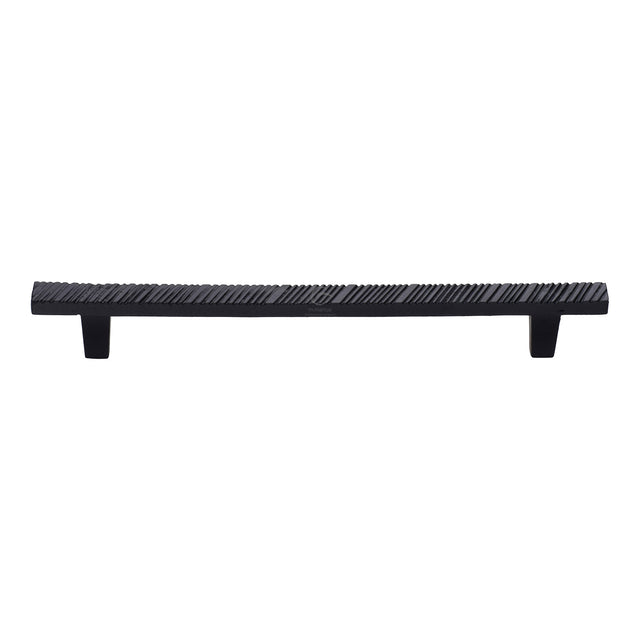 M.Marcus - Black Iron Rustic Cabinet Pull Textured Design 192mm CTC
