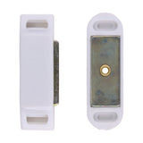 This is an image of Timco - Magnetic Catches - White 6kg - (100 PCS Bag) MC6BG