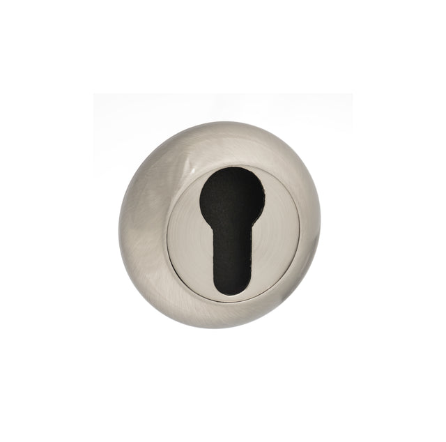 Quality image of Mediterranean Euro Escutcheons on Round "C" Rose - Satin Nickel | Sku. mcescesn | available from Trade Door Handles.