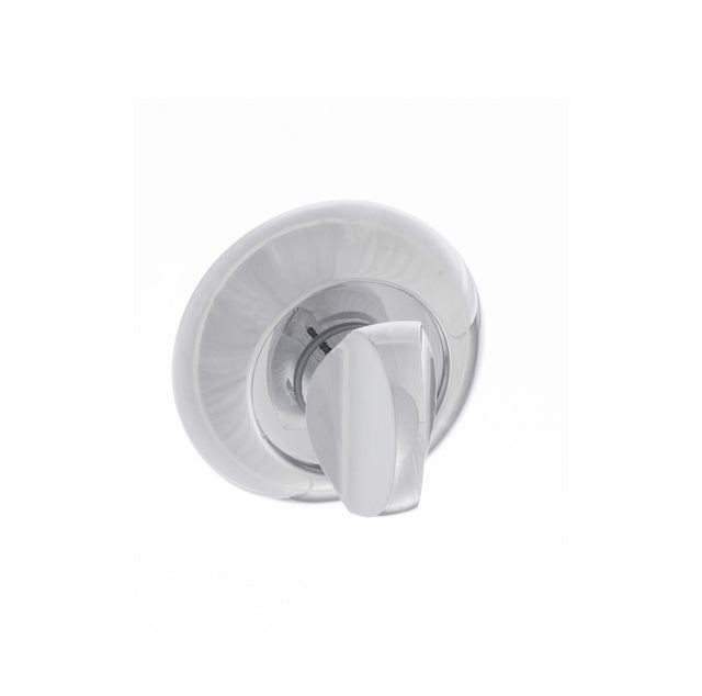 Quality image of Mediterranean WC Turn and Release on Round "C" Rose - Polished Chrome | Sku. mcwccp | available from Trade Door Handles.
