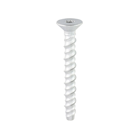 This is an image of Timco - Multi-Fix Masonry Bolts - Countersunk - Exterior - Silver 10.0 x 100/M12 - (50 PCS Box) MF10100C