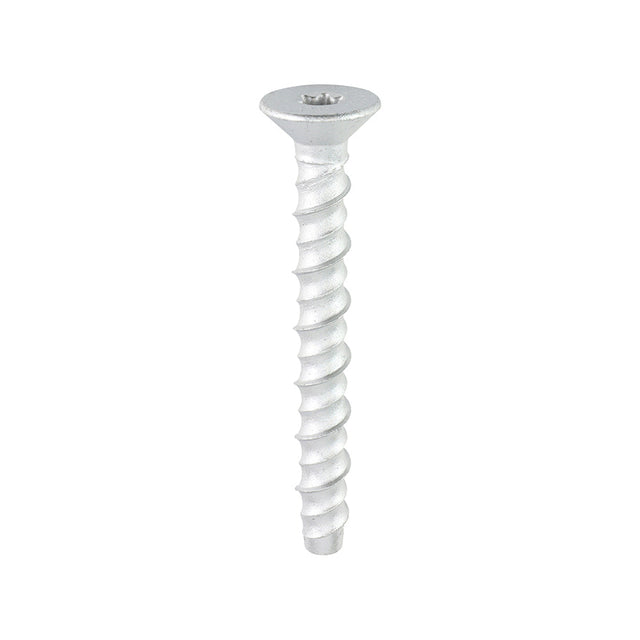 This is an image of Timco - Multi-Fix Masonry Bolts - Countersunk - Exterior - Silver 10.0 x 100/M12 - (50 PCS Box) MF10100C