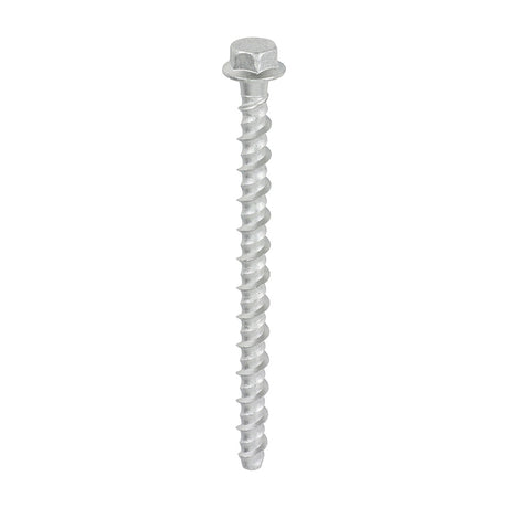 This is an image of Timco - Multi-Fix Masonry Bolts - Hex Flange - Exterior - Silver 6.0 x 100mm - (100 PCS Box) MF6100