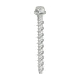 This is an image of Timco - Multi-Fix Masonry Bolts - Hex Flange - Exterior - Silver 6.0 x 75mm - (100 PCS Box) MF675