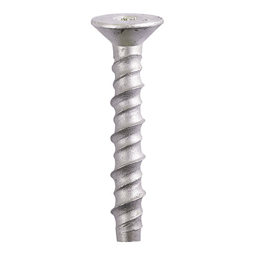 This is an image of Timco - Multi-Fix Masonry Bolts - Countersunk - Exterior - Silver 8.0 x 100/M10 - (50 PCS Box) MF8100C
