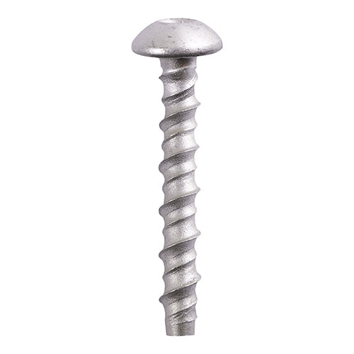This is an image of Timco - Multi-Fix Masonry Bolts - Pan - Exterior - Silver 8.0 x 100/M10 - (50 PCS Box) MF8100P