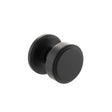 Quality image of Millhouse Brass Boulton Solid Brass Stepped Mortice Door Knob on Concealed Fix Rose - Matt Black | Sku. mh350smkmbsolid | available from Trade Door Handles.