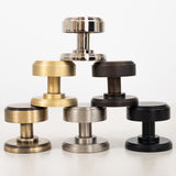 Quality image of Millhouse Brass Boulton Brass Stepped Mortice Knob on Concealed Fix Rose - Polished Nickel | Sku. mh350smkpn | available from Trade Door Handles.