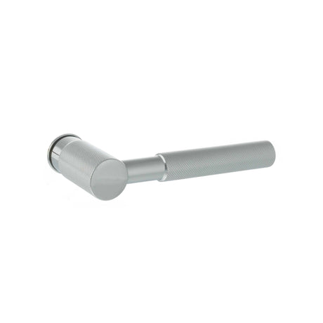 Quality image of Millhouse Brass Mason Lever Door Handle on Concealed Round Rose - Polished Chrome | Sku. mhcr500pc | available from Trade Door Handles.