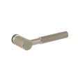 Quality image of Millhouse Brass Mason Lever Door Handle on Concealed Round Rose - Satin Nickel | Sku. mhcr500sn | available from Trade Door Handles.