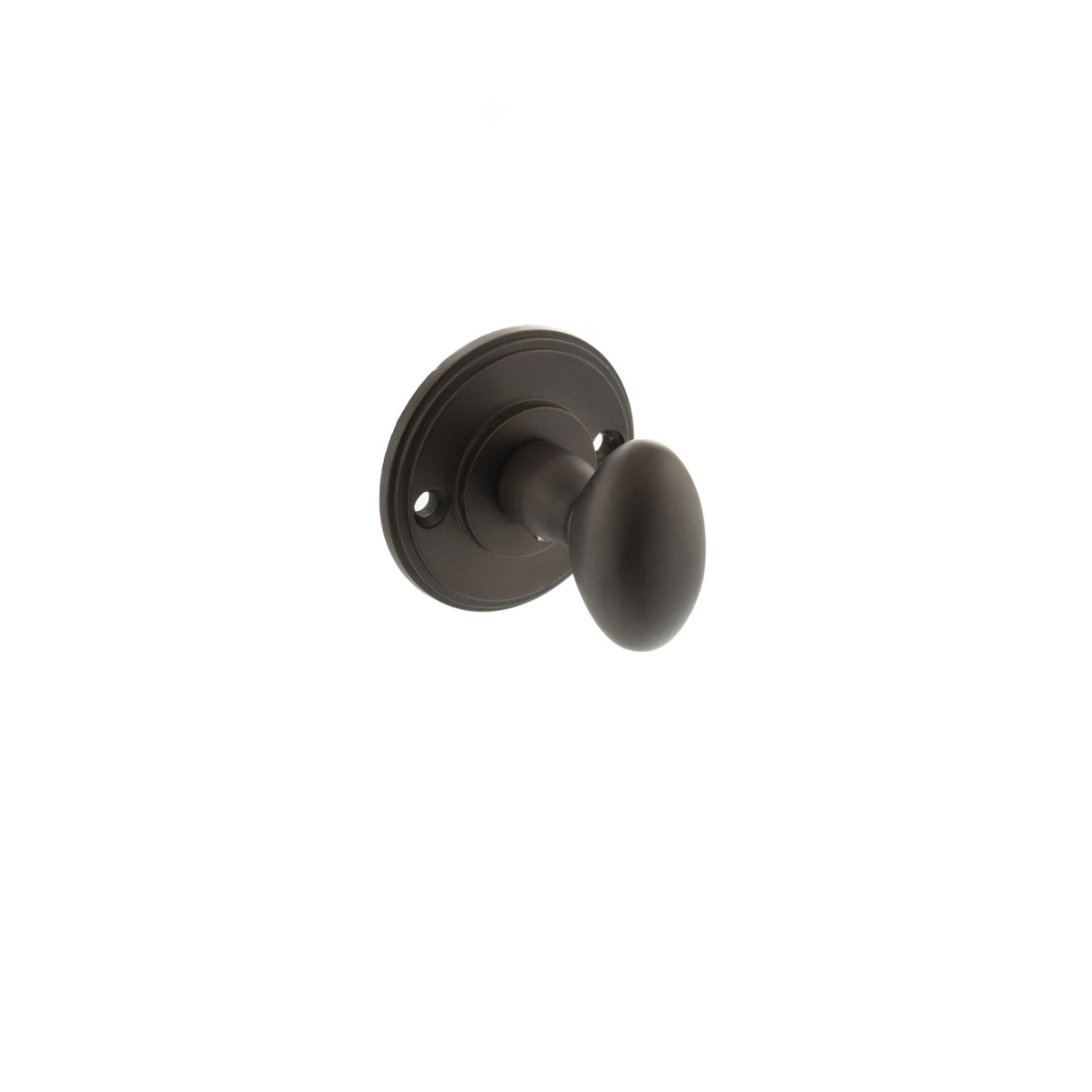Quality image of Millhouse Brass Solid Brass Oval WC Turn and Release - Urban Dark Bronze | Sku. mhowcudb | available from Trade Door Handles.