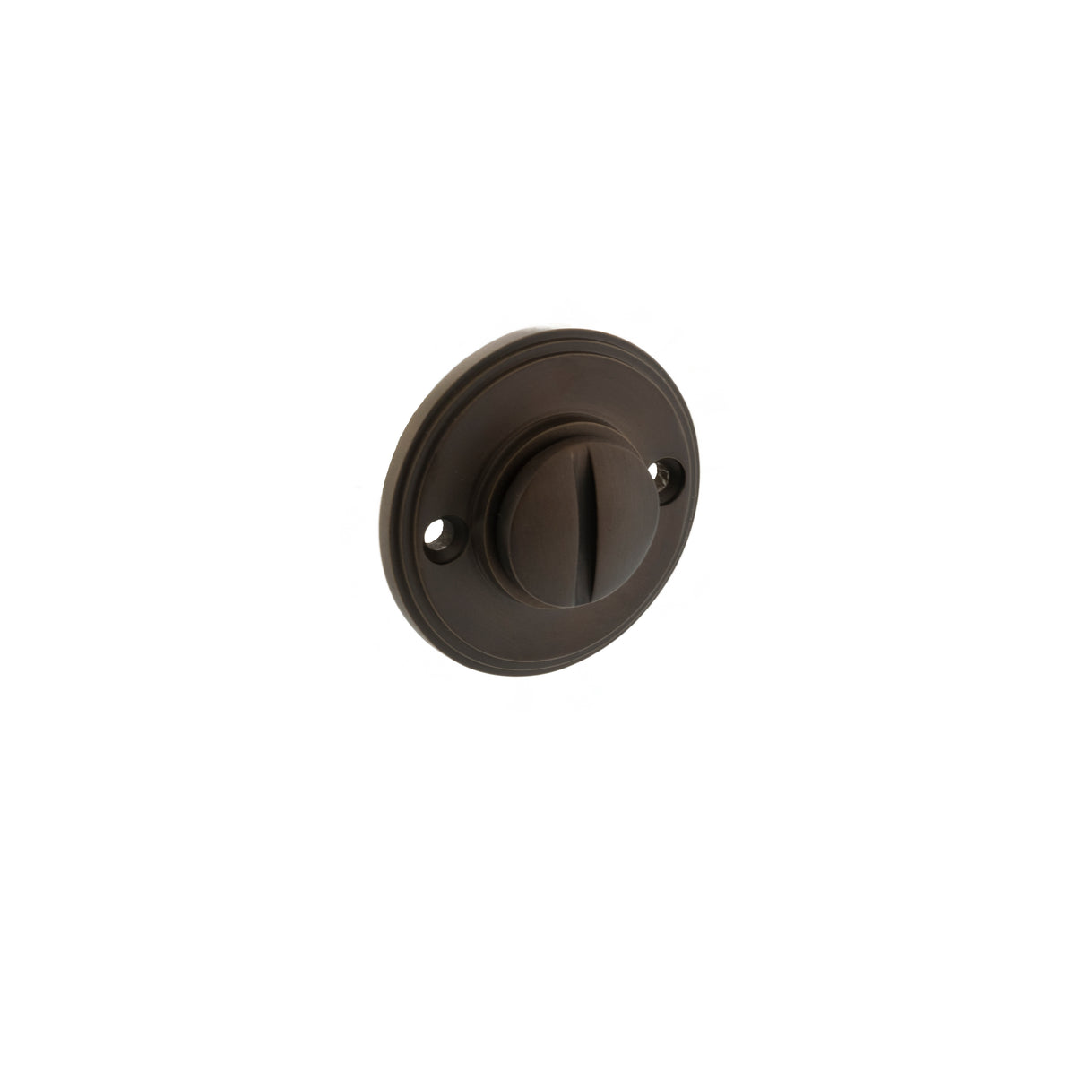 Quality image of Millhouse Brass Solid Brass Oval WC Turn and Release - Urban Dark Bronze | Sku. mhowcudb | available from Trade Door Handles.