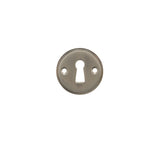 Quality image of Millhouse Brass Solid Brass Open Key Hole Escutcheons - Satin Nickel | Sku. mhrkesn | available from Trade Door Handles.