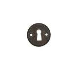 Quality image of Millhouse Brass Solid Brass Open Key Hole Escutcheons - Urban Dark Bronze | Sku. mhrkeudb | available from Trade Door Handles.