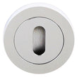 Quality image of Millhouse Brass Key Escutcheons on Round Rose - Polished Chrome | Sku. mhrkpc | available from Trade Door Handles.