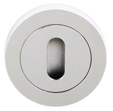 Quality image of Millhouse Brass Key Escutcheons on Round Rose - Polished Chrome | Sku. mhrkpc | available from Trade Door Handles.
