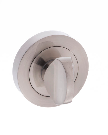 Quality image of Millhouse Brass WC turn on Round Rose - Satin Nickel | Sku. mhrwcsn | available from Trade Door Handles.