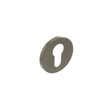 Quality image of Millhouse Brass Euro Escutcheons on 5mm Slimline Round Rose - Satin Nickel | Sku. mhsresn | available from Trade Door Handles.