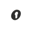Quality image of Millhouse Brass Euro Escutcheons on 5mm Slimline Round Rose - Urban Dark Bronze | Sku. mhsreudb | available from Trade Door Handles.