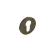 Quality image of Millhouse Brass Euro Escutcheons on 5mm Slimline Round Rose - Yester Bronze | Sku. mhsreyb | available from Trade Door Handles.