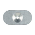This is an image of Timco - Metal Oval Stress Plate - Galvanised 82 x 40mm - (50 PCS Box) MID8240