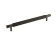 Quality image of Millhouse Brass Thomson Knurled Cabinet Pull Handle 225mm CTC x 20mm - Urban Bronze | Sku. mhphk225ub | available from Trade Door Handles.
