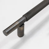 Quality image of Millhouse Brass Thomson Knurled Cabinet Pull Handle 225mm CTC x 20mm - Urban Bronze | Sku. mhphk225ub | available from Trade Door Handles.