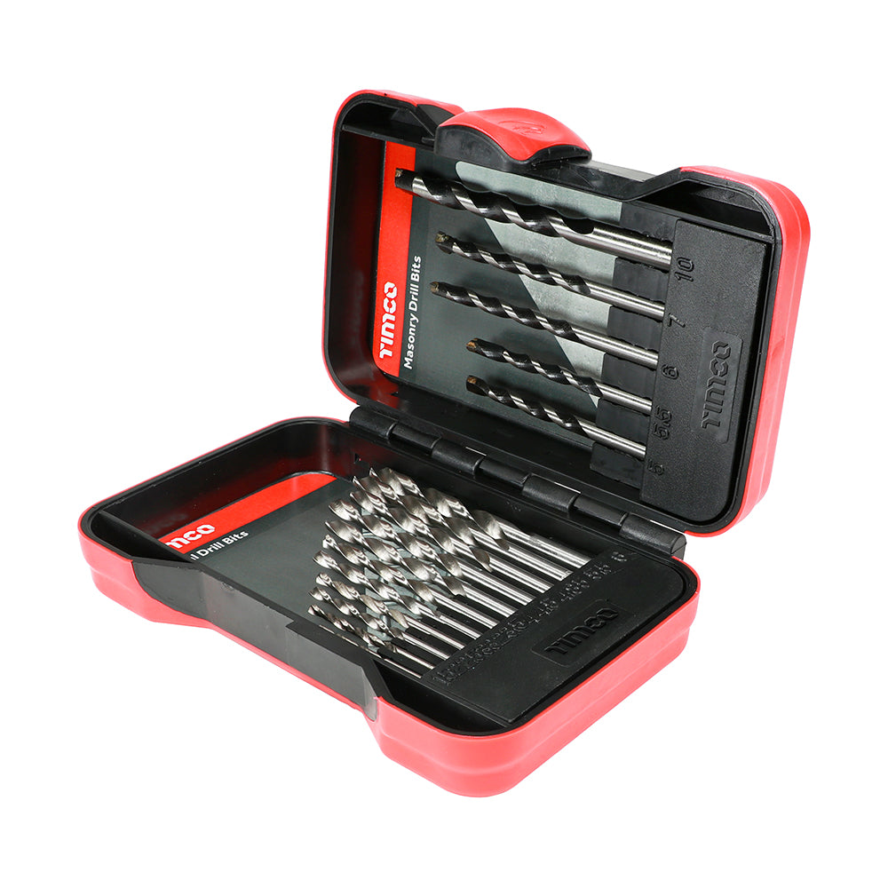 This is an image of Timco - Ground Jobber & Masonry Drill Set 17pcs (17 Pieces Case) MIX17SET