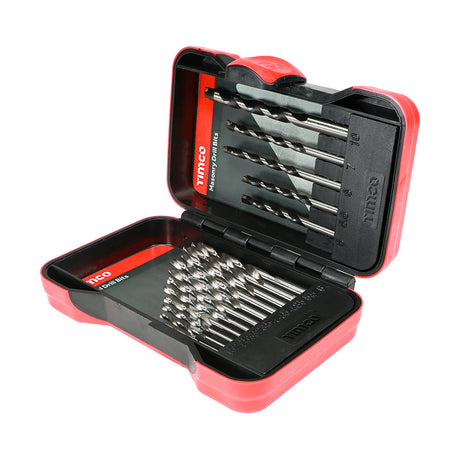 This is an image of Timco - Ground Jobber & Masonry Drill Set 17pcs (17 Pieces Case) MIX17SET