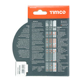 This is an image of Timco - Premium Diamond Blade - Turbo Continuous 125 x 22.2 (1 Each Box) MM125222