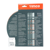 This is an image of Timco - Premium Diamond Blade - Turbo Continuous 230 x 22.2 (1 Each Box) MM230222