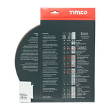 This is an image of Timco - Premium Diamond Blade - Turbo Continuous 300 x 22.2 (1 Each Box) MM300222