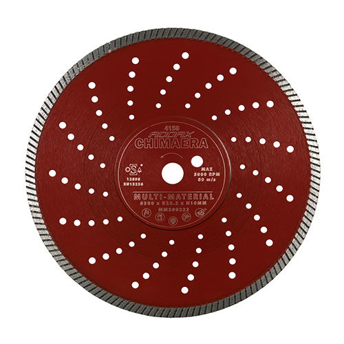 This is an image of Timco - Premium Diamond Blade - Turbo Continuous 350 x 25.4 (1 Each Box) MM350254