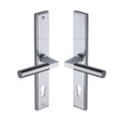 High quality image of Heritage Brass - Multi-Point Door Handle Lever Lock Bauhaus RH Design Satin Chrom | Sku. mp2259-rh-sc | Trade Door Handles, Kendal.
