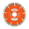 This is an image of Timco - Mortar Raking Diamond Blade - Segmented 115 x 22.2 (1 Each Box) MRE115