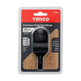 This is an image of Timco - Premium Multi-Tool Blade - Straight - For Wood/Metal 10mm (1 Each Blister Pack) MT10BI