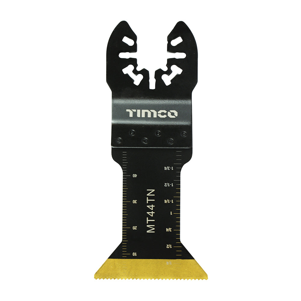 This is an image of Timco - Long Life Multi-Tool Blade - Straight - For Wood/Metal 44mm (1 Each Blister Pack) MT44TN