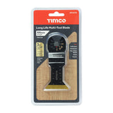 This is an image of Timco - Long Life Multi-Tool Blade - Straight - For Wood/Metal 44mm (1 Each Blister Pack) MT44TN