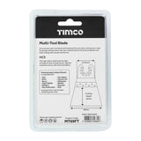 This is an image of Timco - Multi-Tool Blade - Straight Fine - For Wood 69mm (1 Each Blister Pack) MT69FT