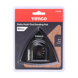 This is an image of Timco - Multi-Tool Delta Sanding Pad 93mm (1 Each Blister Pack) MT93SP
