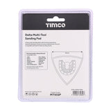 This is an image of Timco - Multi-Tool Delta Sanding Pad 93mm (1 Each Blister Pack) MT93SP