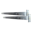 This is an image of Timco - Pair of Medium Tee Hinges - Hot Dipped Galvanised 12" (1 Pairs Plain Bag) MTH12GB
