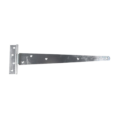 This is an image of Timco - Pair of Medium Tee Hinges - Zinc 18" (1 Pairs Plain Bag) MTH18ZB