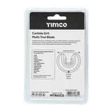 This is an image of Timco - Multi-Tool Blade - Radial Grit - For Tiles Dia.65mm (1 Each Blister Pack) MTR65CG