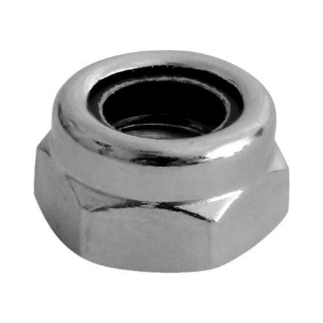 This is an image of Timco - Nylon Nuts - Type T - A2 Stainless Steel M8 - (10 PCS Bag) NT8SSX