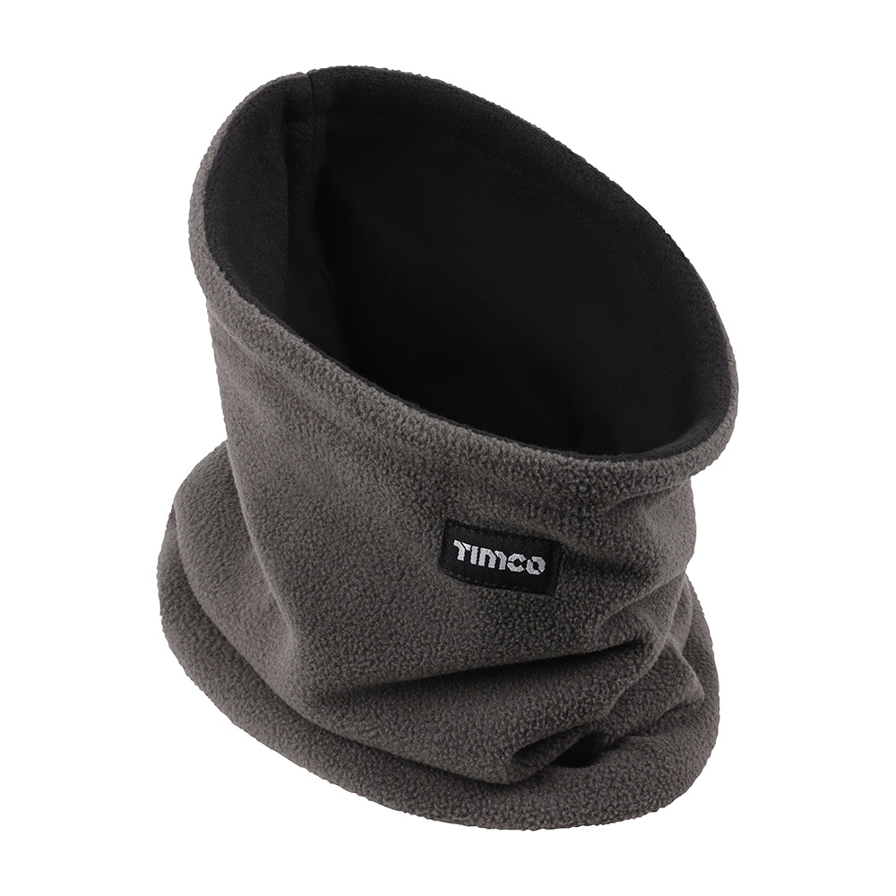 This is an image of Timco - Fleece Neck Warmer One Size (1 Each Bag) NWGREY